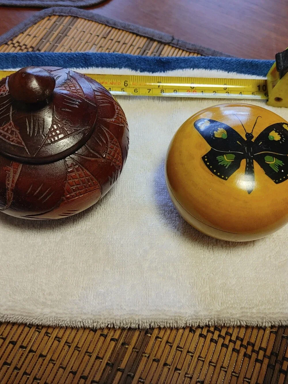 2 Vintage Trinket Boxes